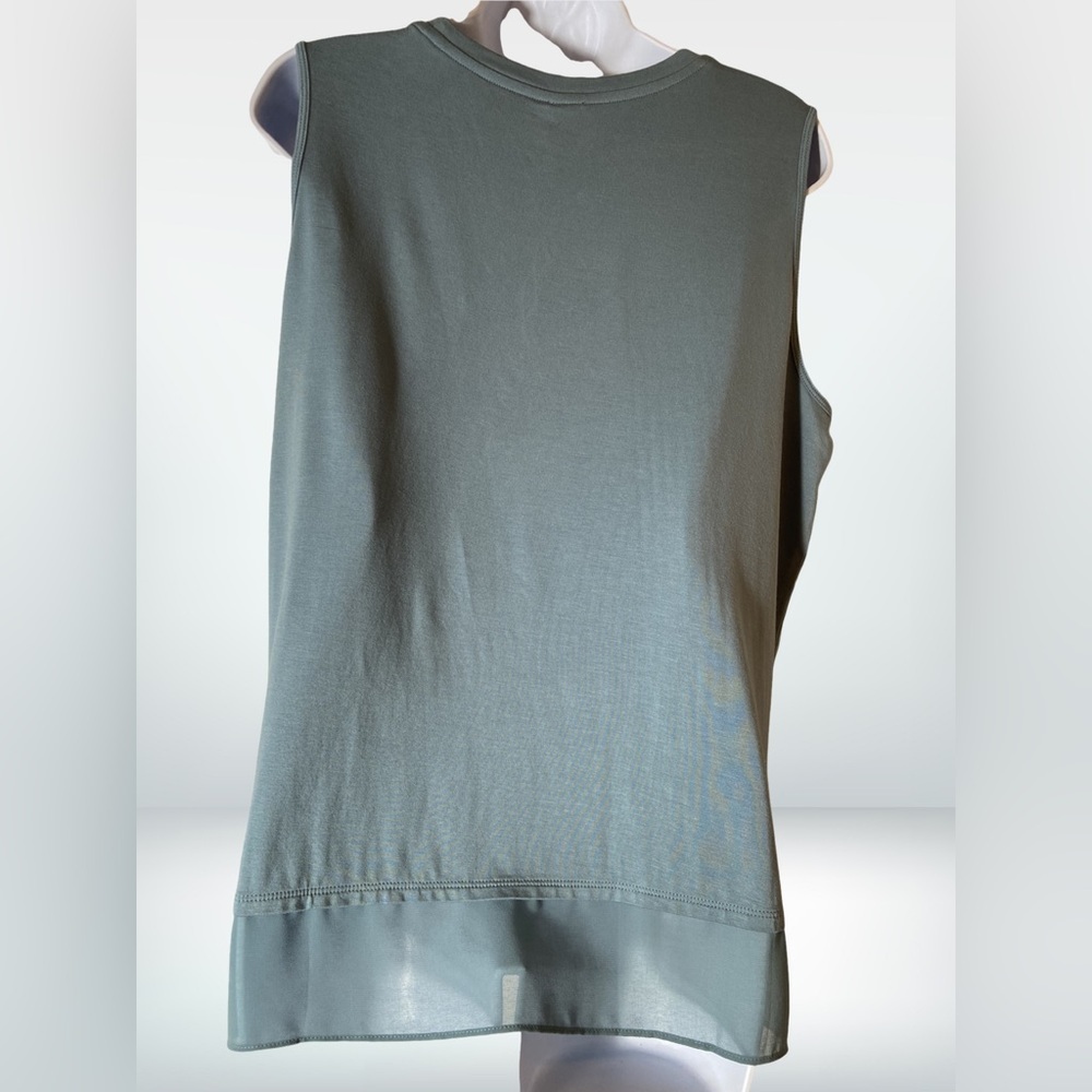 MarlaWynne Mixed Media Tank, Sea Blue, Large, NWT - Picture 2 of 8